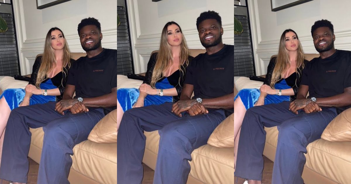(No Lesson learnt) Thomas Partey Spotted Having A Good Time With Another White Lady After All His Troubles