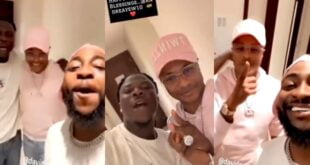 Video - Davido And Stonebwoy Chills With Dede Ayew In Qatar For His 33rd Birthday