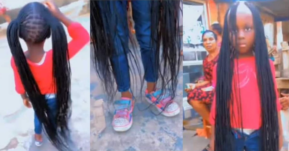Video Of Little Girl with Long Braids Goes Viral - Watch