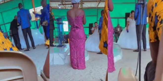 Watch Video As Bride Refuses To Marry Groom During Church Wedding