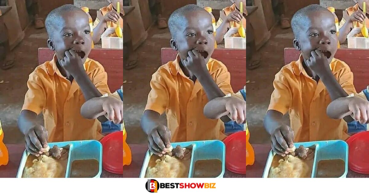 Young boy who sent FUFU to 'our day' Trends on social media (see photo)