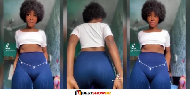 'So many d!cks surrounds me'- Lady reveals as she shows her big 'vjay' in viral video (Watch)