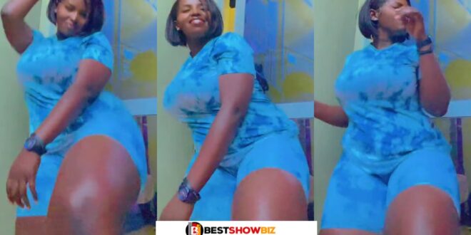 Lady set social media ablaze with a stunning video in which she flaunts her curves (watch video)