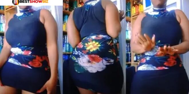 South African lady with big Nyash causes confusion online with her dance video (Watch)