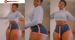 South Africa lady with big nyἇsh trends on social media after this video went viral (watch)