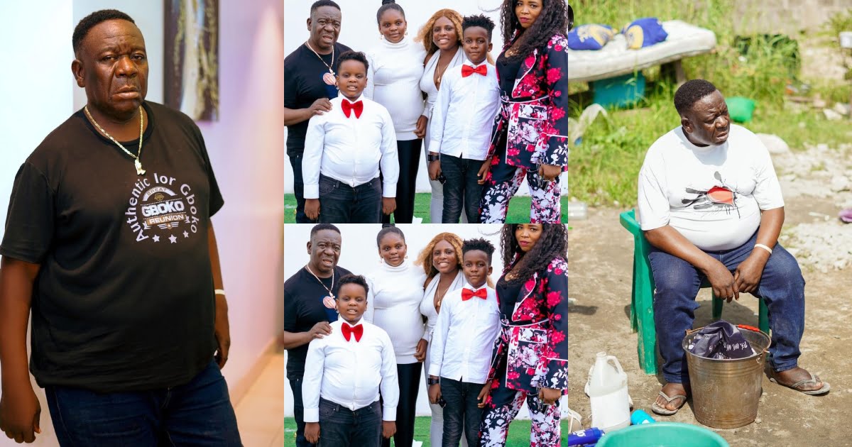 'I am grateful for the love and support my wife and kids have given me' - Mr. IBU shares beautiful family photo
