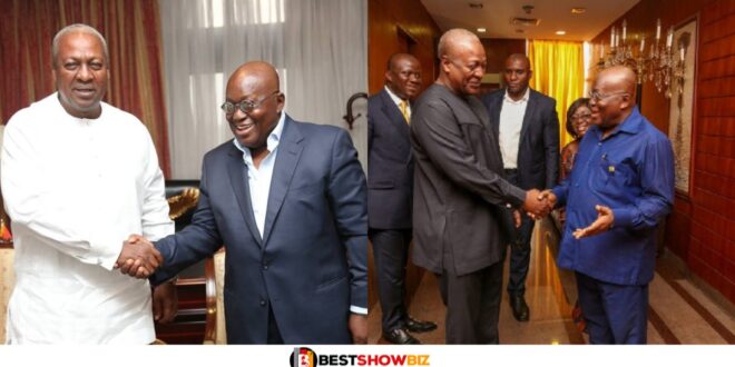 "You are collecting IMF loan with the right hand and using the left hand to warn African leaders not to beg"- Mahama Laughs at Nana Addo