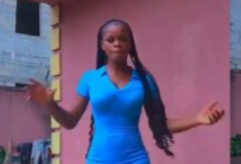 Small Nyash Dey Shake Oo - Watch Video As Slay Queen Shakes Her Flat "Baka" In Trending