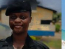 Young Police Officer Eyram in trouble after her nak33d photos leaked online (See photos)