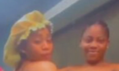 People's Girlfriends: Reactions As 2 Slay Queens Goes Nᾶked And Shake Their "Nyᾶsh" - Video
