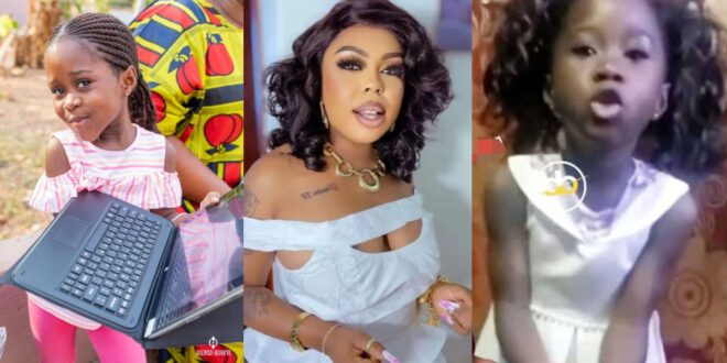 8-year-old Adobea apologizes to Afia Schwarzenegger after insulting her in viral video
