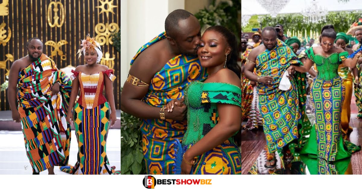 Adinkra Pie CEO Barima Osei and his wife Anita Sefa Boakye welcome their first child (Watch video)