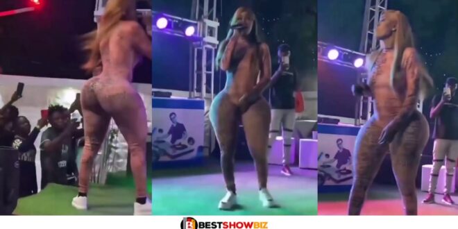 Is This Natural? : Reactions As Singer With Big 'Nyᾶsh' Flaunt It On Stage