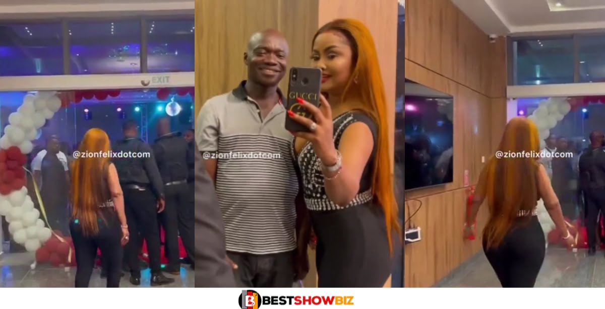 Nana Ama Mcbrown gets all attention with her "Obenfo" Nyᾶsh at an event - Video