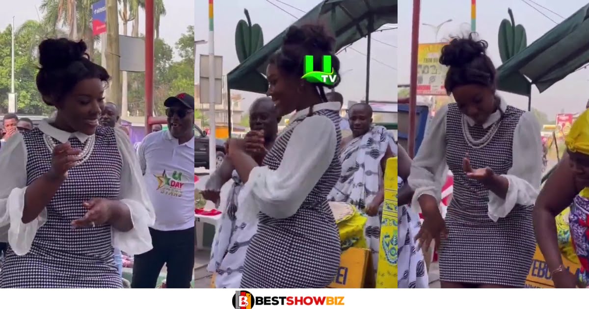 See reactions as Stonebwoy's wife, Dr. Louisa displays her beautiful curves and dance moves in new video - Watch