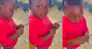Video Of A 4-Year-Old Hairdresser Goes Viral As She Shows Of Her Beautiful Braiding Skills