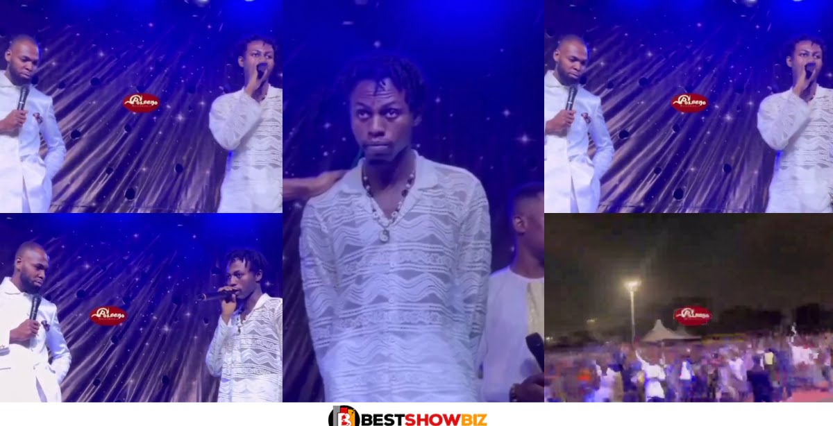 Kweku Flick performed ‘Money’ at Rev Obofour’s 31st Watch Night Service - Video goes viral