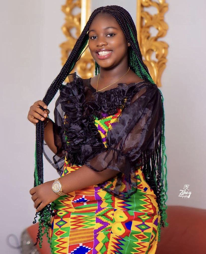 See Photos Of Osebo’s 13 Years Old Daughter Looking All-Grown-up With A Beautiful Shape