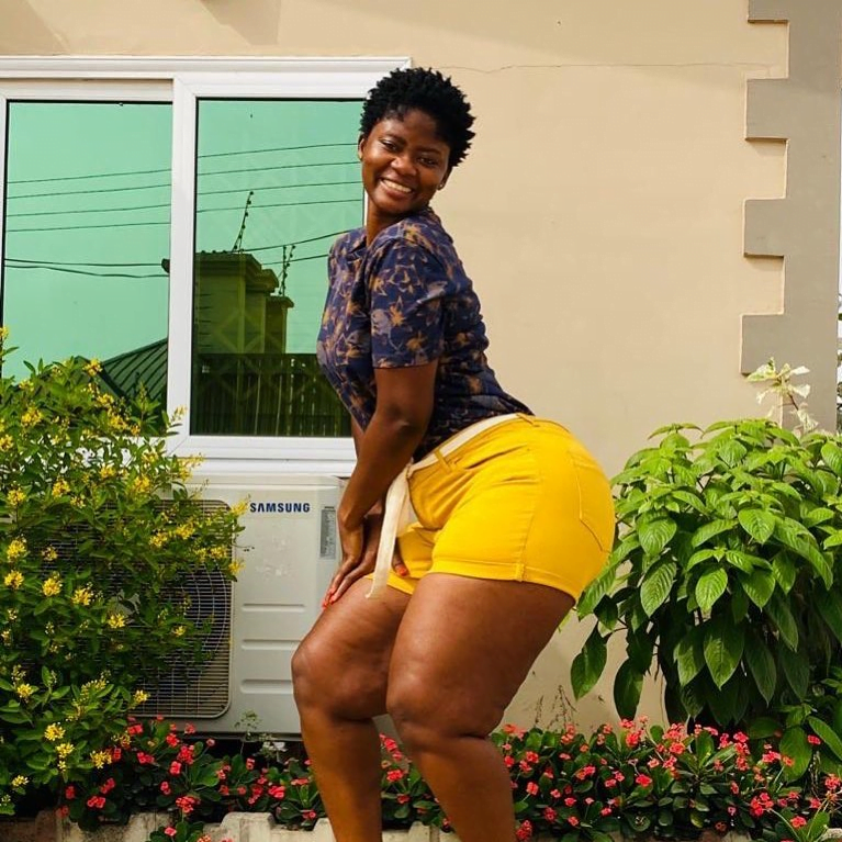 5 Photos Of Ghanaian Actress Sheena Gakpe That Proves She Has A Biggest Backside in Africa