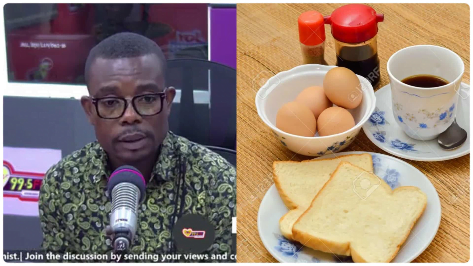 “If you earn less than 2K a month, you must not drink tea with bread and eggs” – Economist Reveals