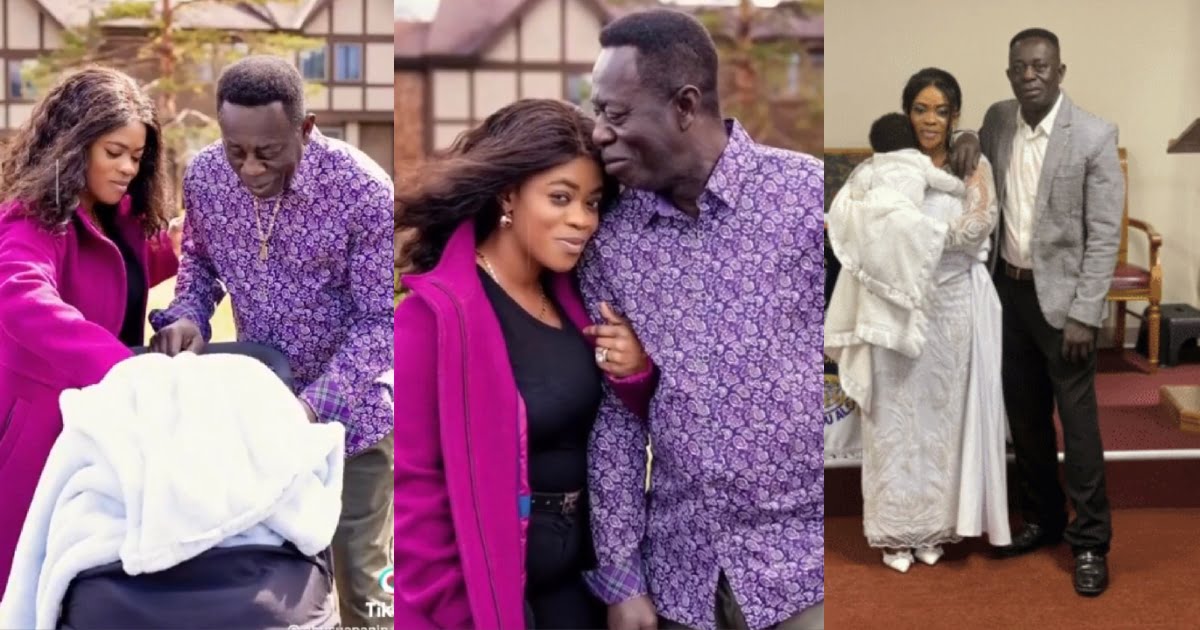 73-years-old Abusuapanyin Judas Shows Of His Young And Beautiful Wife And Their New Baby - Video