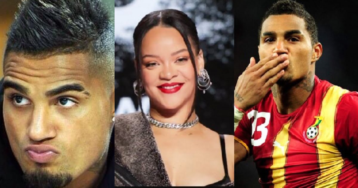 A Throwback to how Rihanna fell in love with Ghana's Kevin-Prince Boateng - Photos