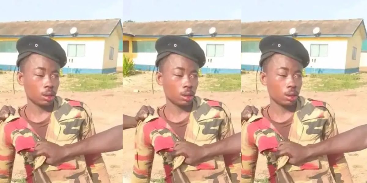 Fake fire officer caught and beaten for stealing palm oil
