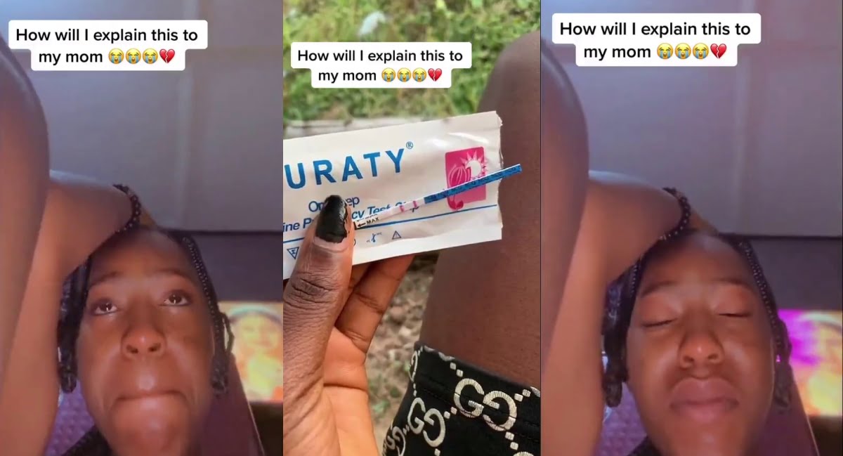 How Will I Explain To My Mother – Lady Cries Out After Finding Out She Is Pregnant (VIDEO)