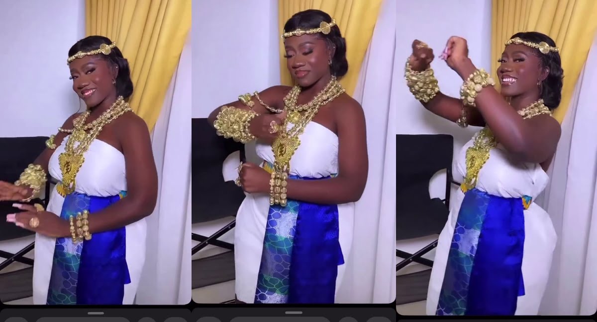Hajia Bintu Dresses Like A Queen Mother And Shows Off Dance Moves In New Video