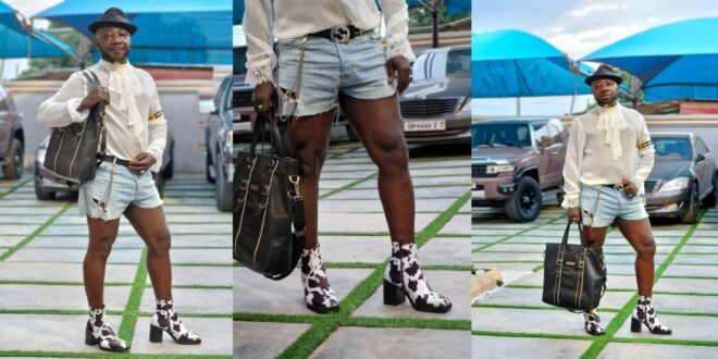 Is He Gᾶy? – Massive Reactions As Osebo Releases New Fashionista Photos
