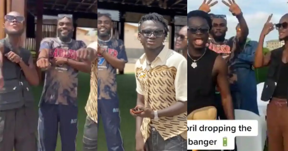 Lookalikes of King Promise, Kuami Eugene And Mr. Drew Announce the Release Of New Song Together - Video