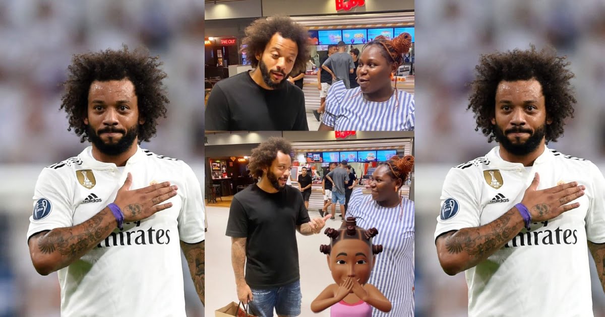 Nigerian lady recounts how she met popular Brazilian footballer, Marcelo without knowing who he is - Video
