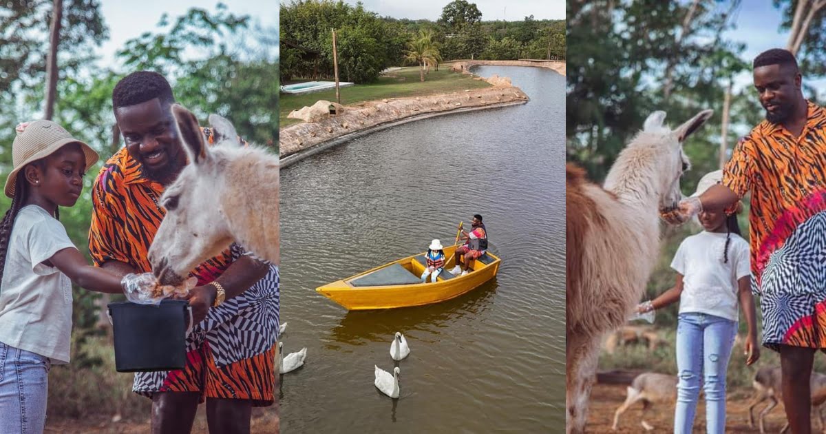 Sarkodie takes his daughter, Titi to the expensive Safari Valley to celebrate her birthday