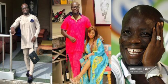 Stephen Appiah flaunts his beautiful wife in new photos