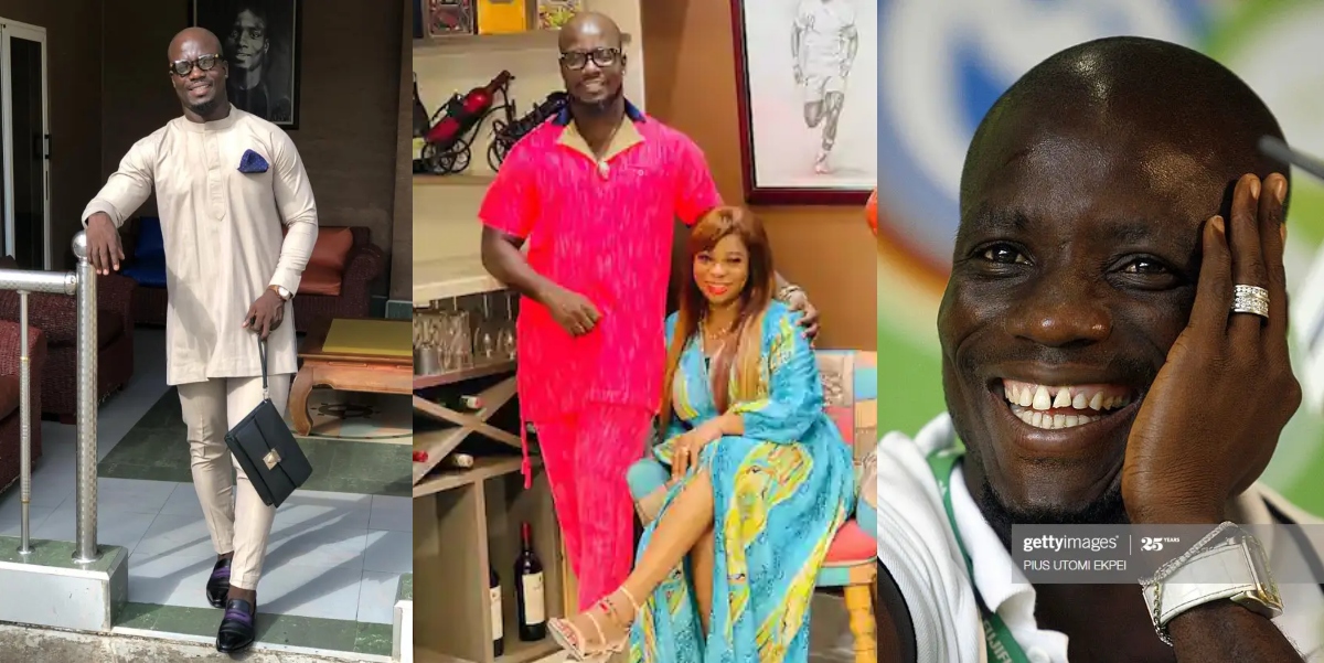 Stephen Appiah flaunts his beautiful wife in new photos