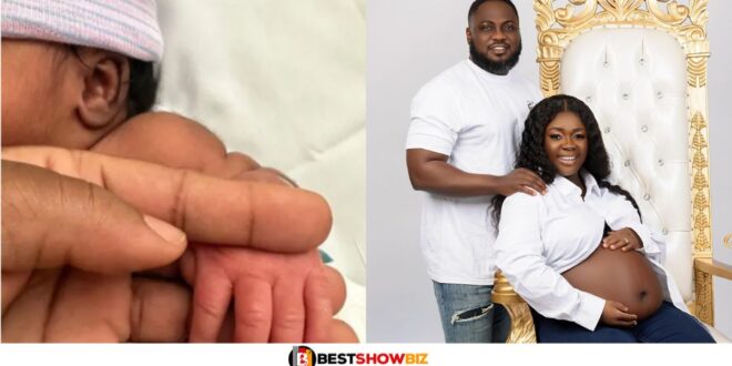 Actress Tracey Boakye Shares First-ever Photo Of Her Newborn Son On Social Media