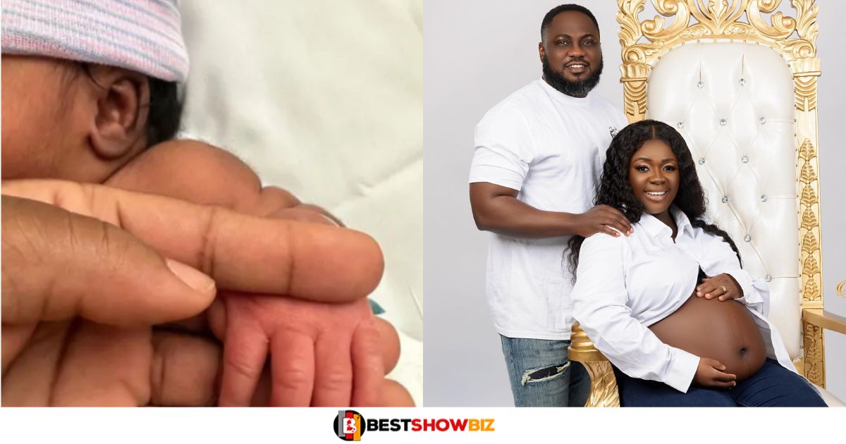 Actress Tracey Boakye Shares First-ever Photo Of Her Newborn Son On Social Media