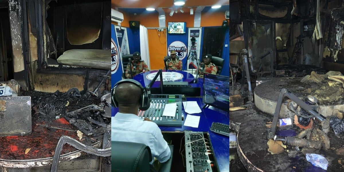 Update - Faulty Air-condition caused the fire at Bantamahene’s Silver FM