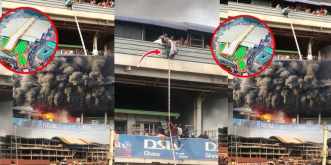 Video of how fire service personnel rescued traders trapped in Kejetia Market fire goes viral