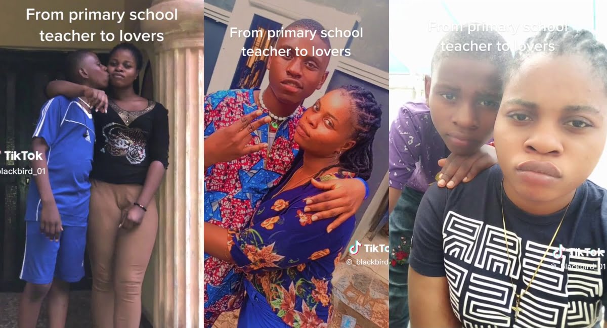 Female teacher starts a romantic relationship with a boy she taught in primary school - Video