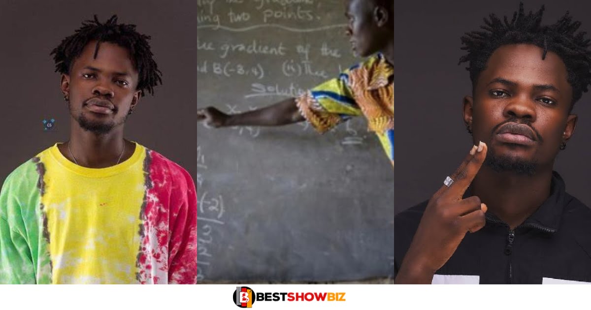 "I use to be a teacher taking Ghc150 salary before becoming famous"- Fameye