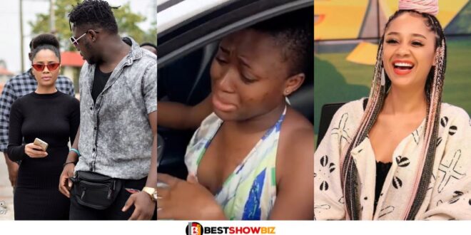 Fella Makafui in tears as Medikal and Sister Derby reunite to make a new song (Watch video)