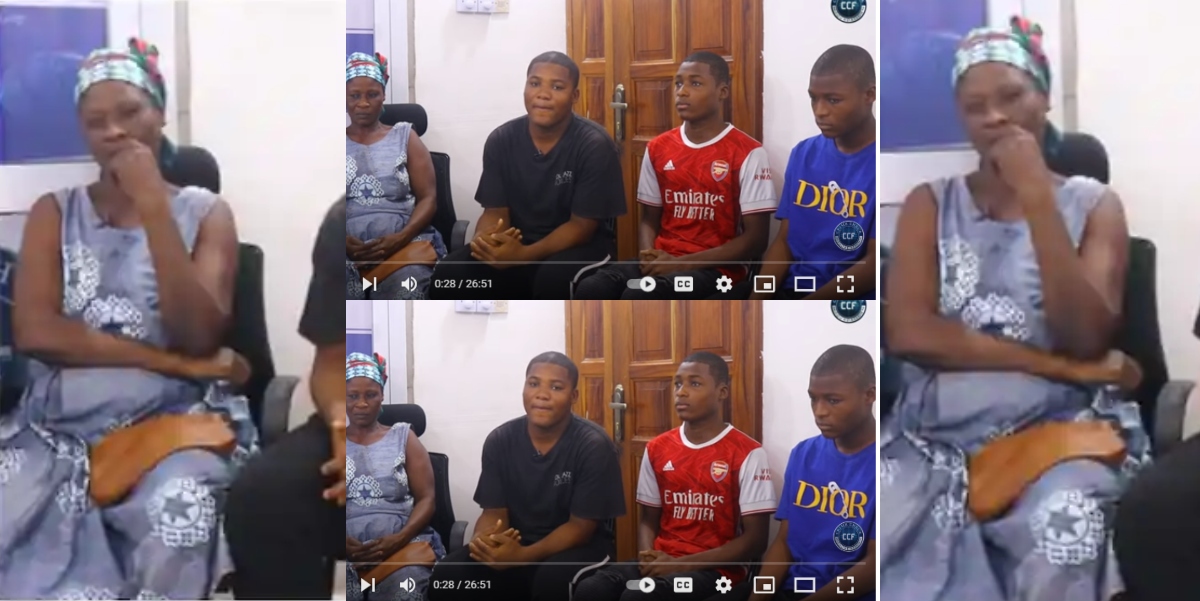 Ghanaian Mother Of Triplets Cries Out For Support To Take Her Three Kids To SHS - Video