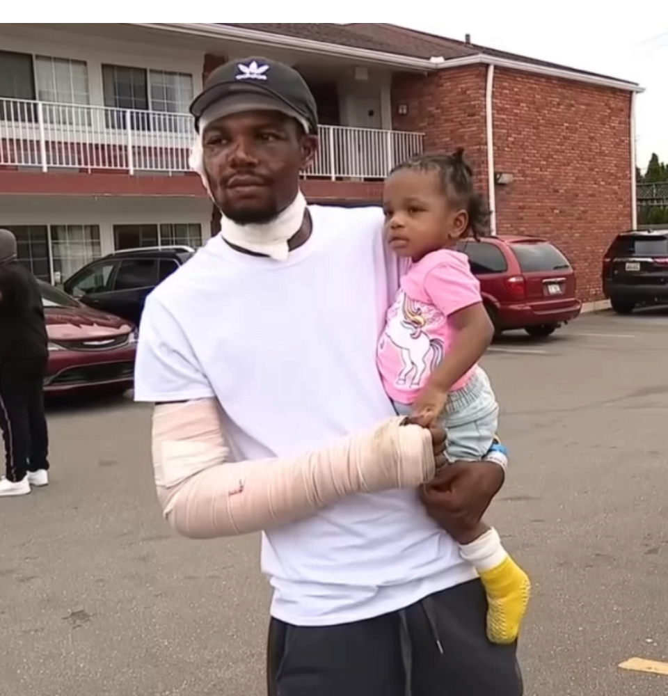 Father Saves His Twin Daughters who Were Trapped Inside Their Burning Home