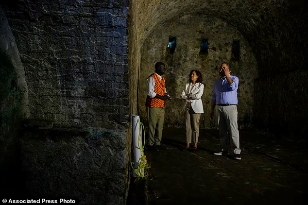 USA Veep, Kamala Harris visits 'slave castle' in Ghana where kidnapped Africans were held before being shipped to America - Photos