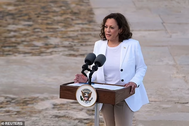 USA Veep, Kamala Harris visits 'slave castle' in Ghana where kidnapped Africans were held before being shipped to America - Photos