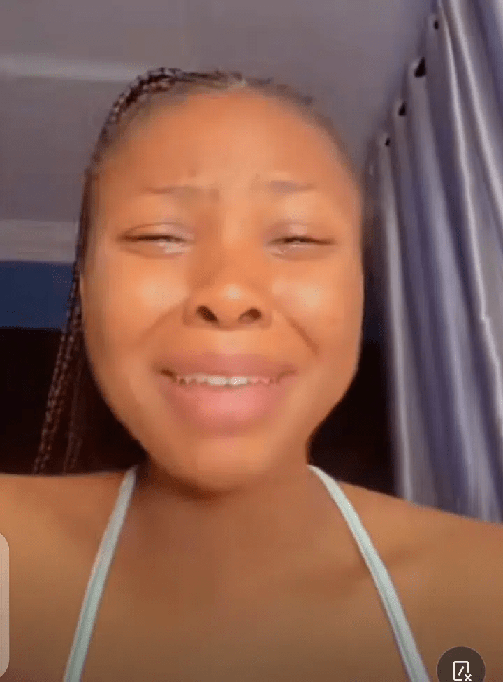 “I forgot” – Lady cries out as boyfriend dumps her for using his toilet without flushing (Video)