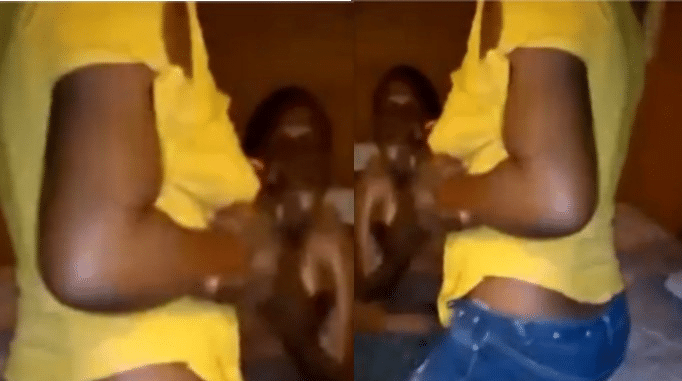 Woman bḛἆts her husband mercilessly after she caught him in bed with another woman