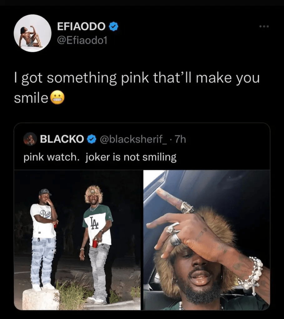 "I will show you my pink"- Efia Odo offers herself to Black sherif for free