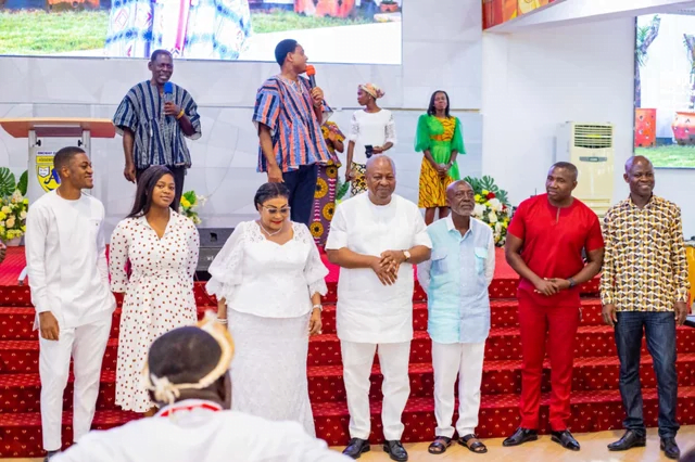 Watch the beautiful surprise birthday party that left Lordina Mahama in tears - Video